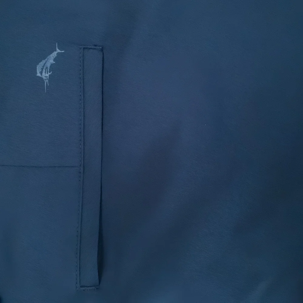Tommy Bahama Performance Pants Mens 40x30 Navy Blue Boracay Stretch Polyester
